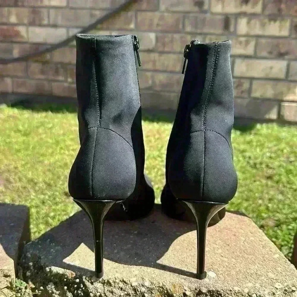 Jeffrey Campbell women's Nixie Boots Black Neoprene Size 7.5 - Picture 7 of 8